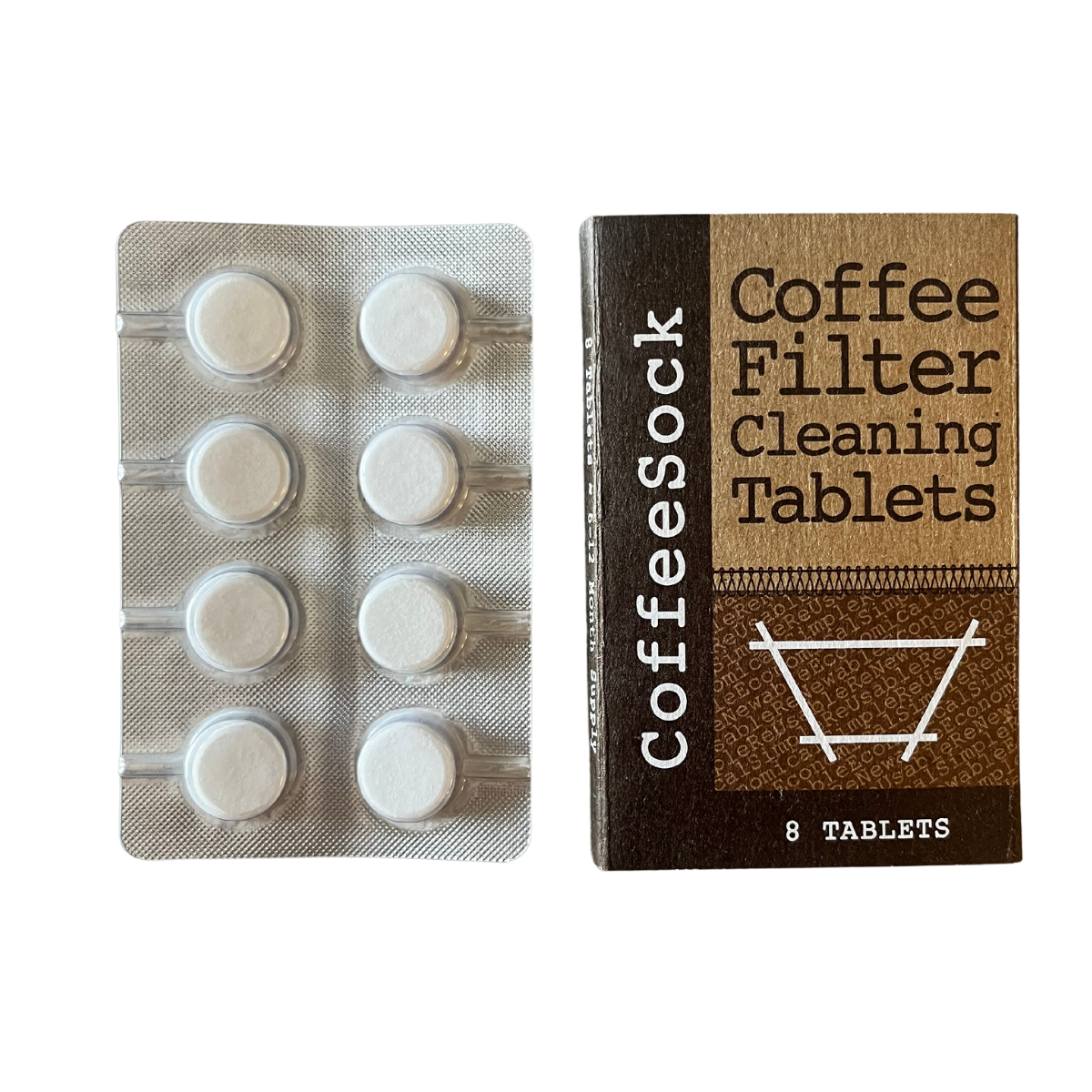 CoffeeSock Coffee Filter Cleaning Tablets