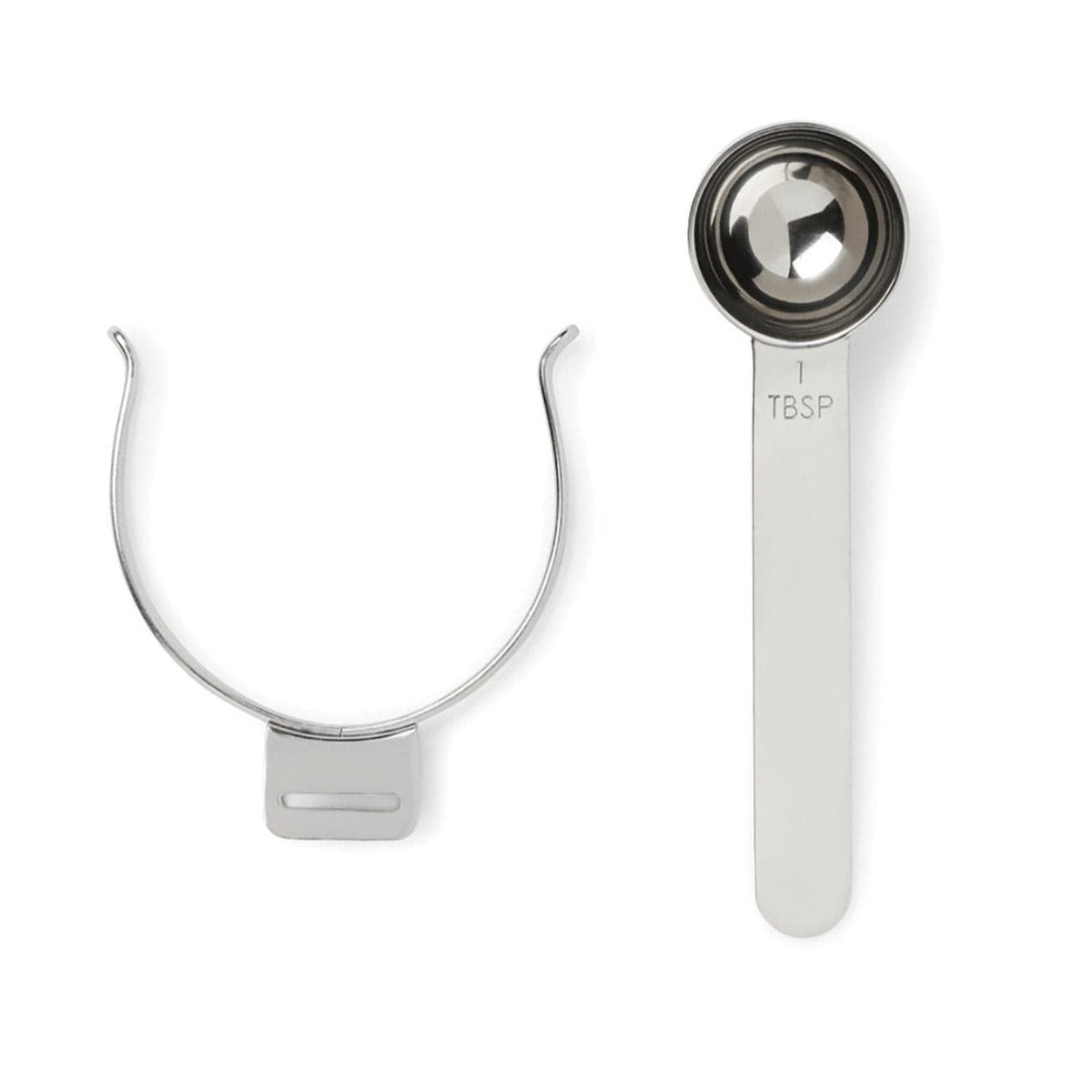 Jarware Stainless Steel Mason Jar Coffee Scoop Clip