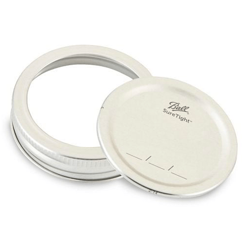 Silver Ball Wide Mouth Canning Lid - American Made