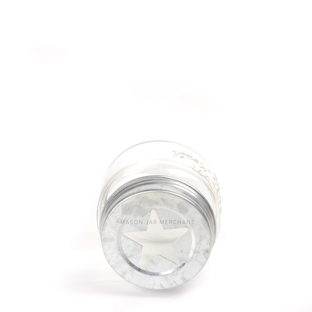 Rustic Galvanized Star Cutout Lid / Candle Topper