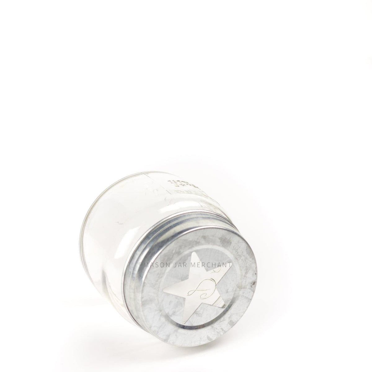 Rustic Galvanized Star Cutout Lid / Candle Topper