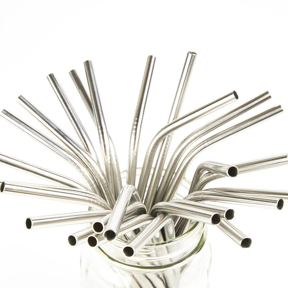 Stainless Steel Reusable Straws - Bent