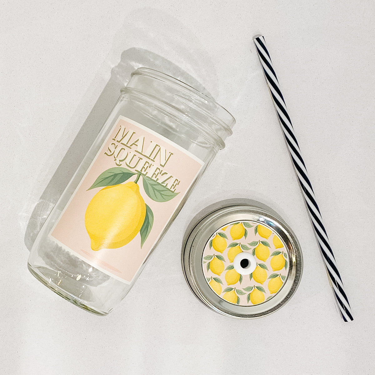 Main Squeeze Mason Jar Tumbler