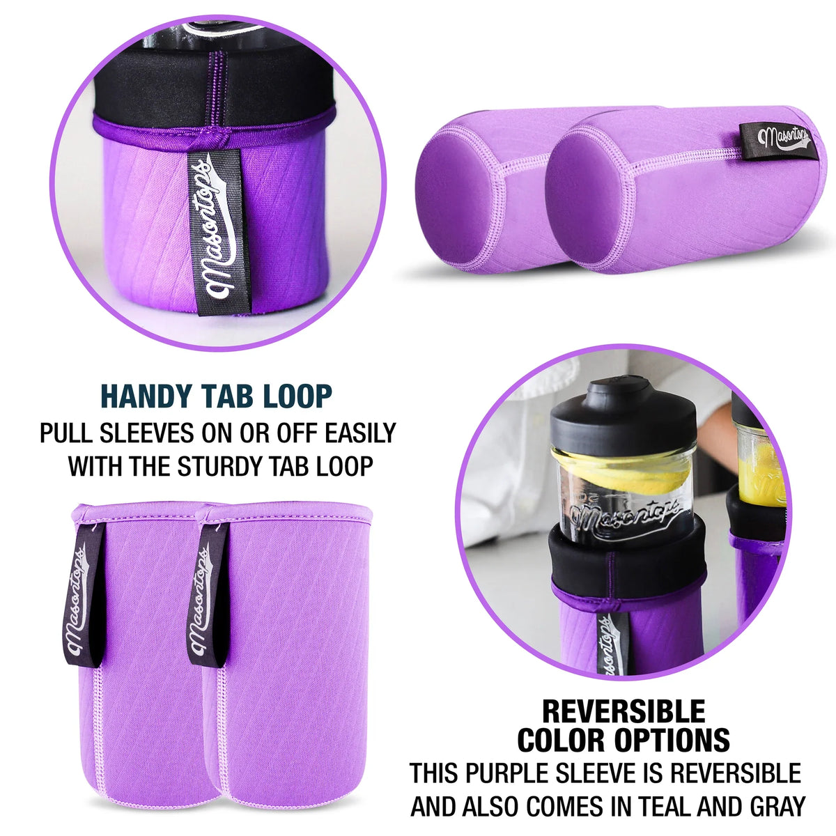 Masontops Mason Jar Hot/Cold Thermal Sleeves
