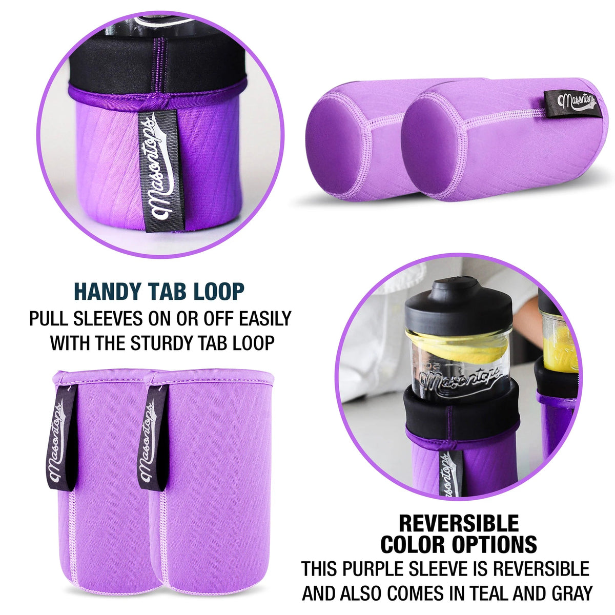 MasonTops Mason Jar Hot/Cold Thermal Sleeve