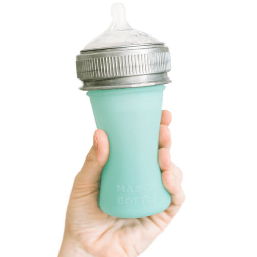 Mason Bottle Silicone Baby Bottle
