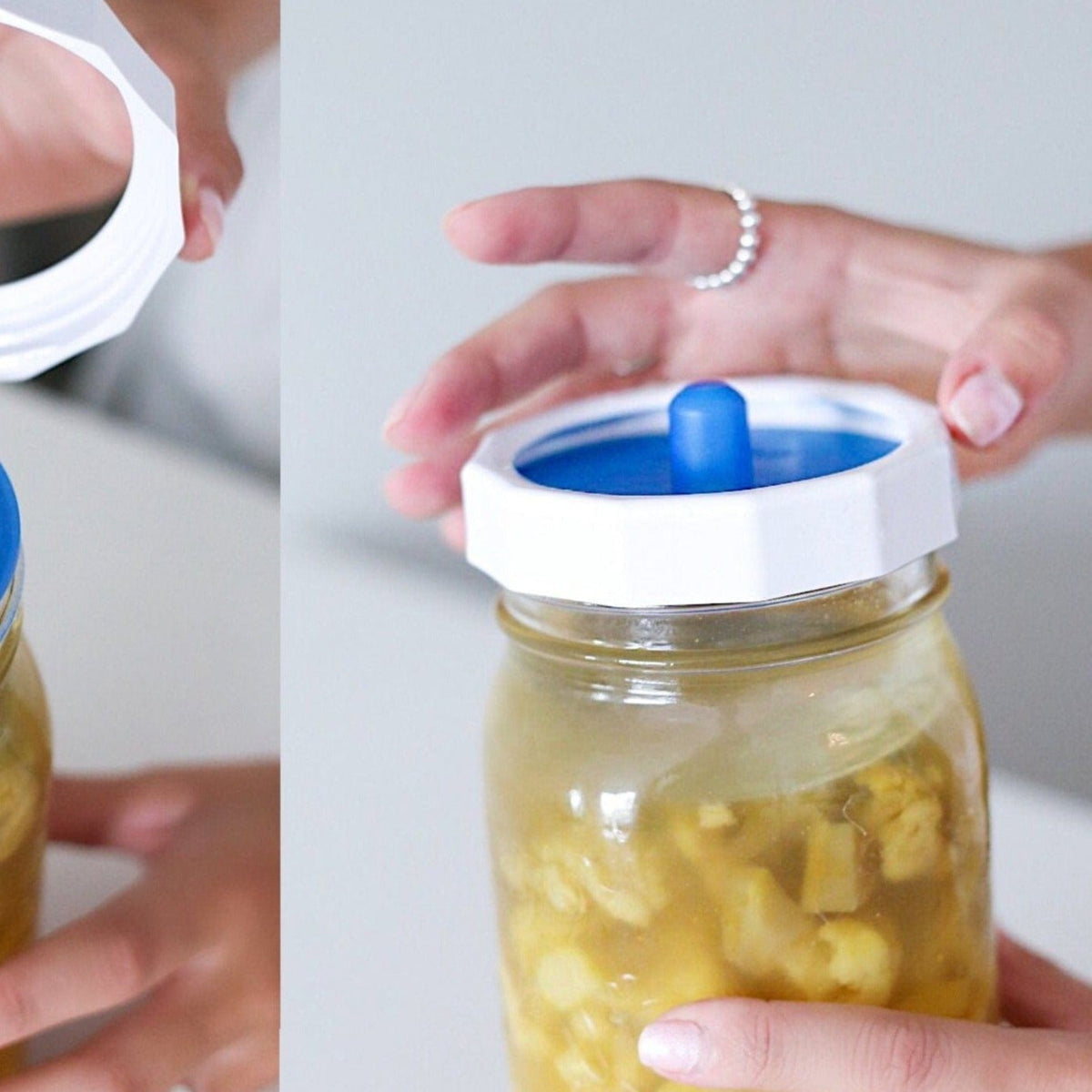 Masontops 'Tough Bands' - Rust Proof Plastic Mason Jar Rings (4 Pack)