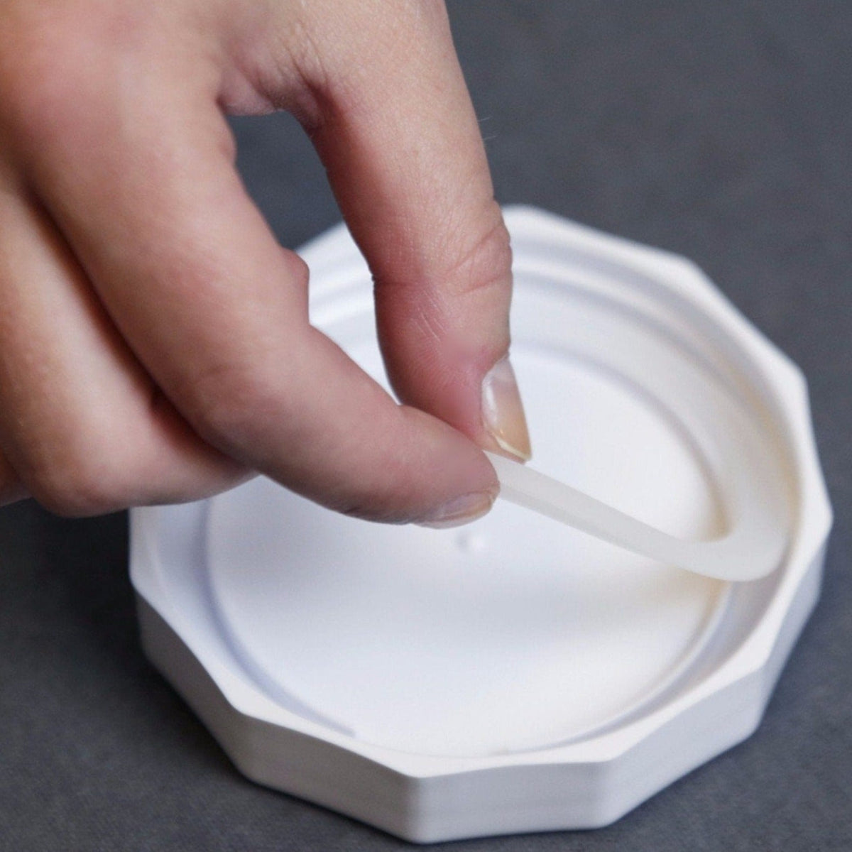 Masontops 'Tough Tops' White Rust Proof Plastic Solid Lid (4 Pack)