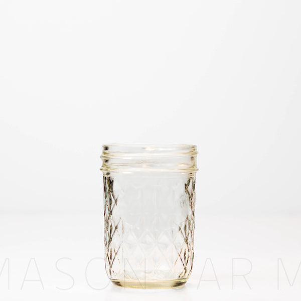 Ball Regular Mouth 12oz Three Quart Pint Quilted Mason Jars with