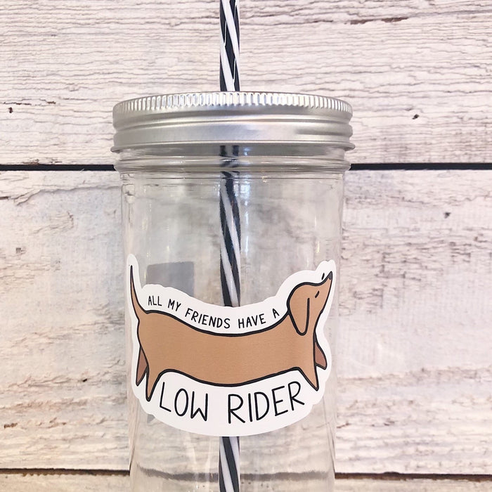 Low Rider Mason Jar Tumbler