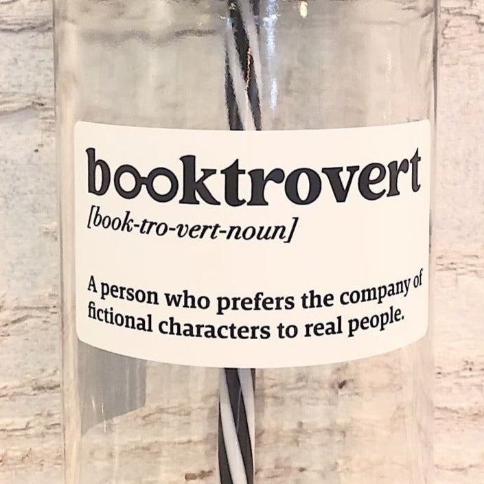 Booktrovert Mason Jar Tumbler