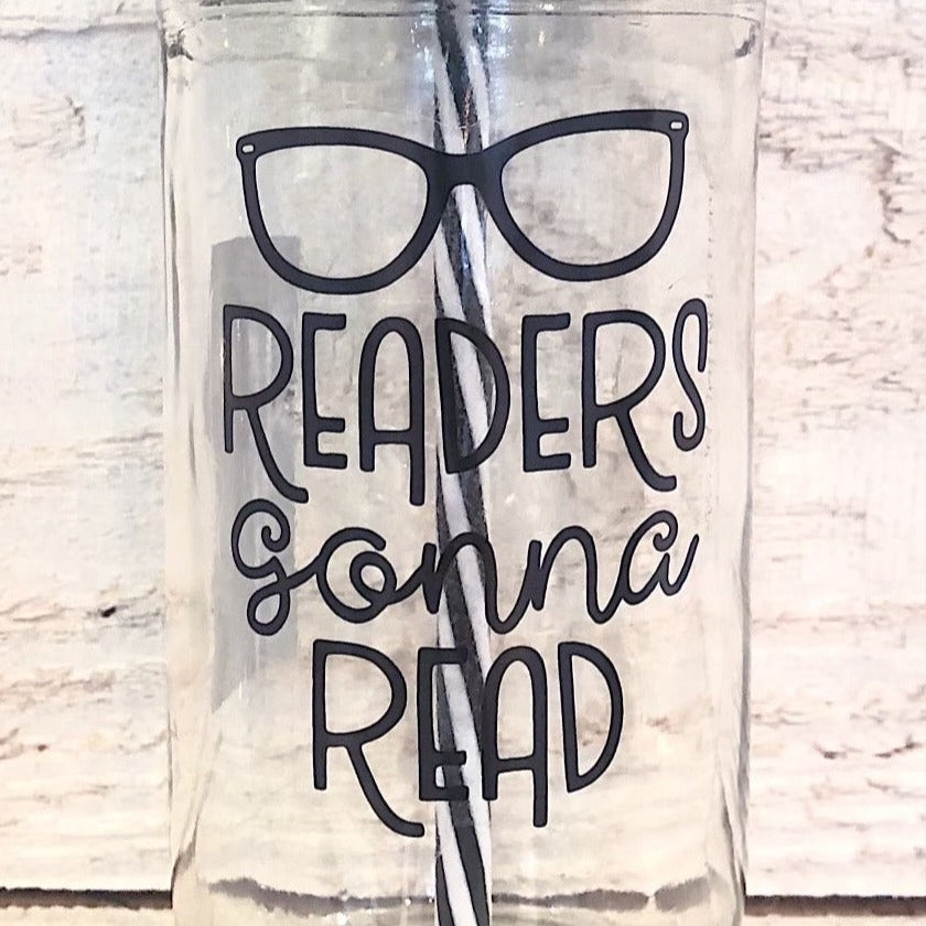 Readers Gonna Read Mason Jar Tumbler