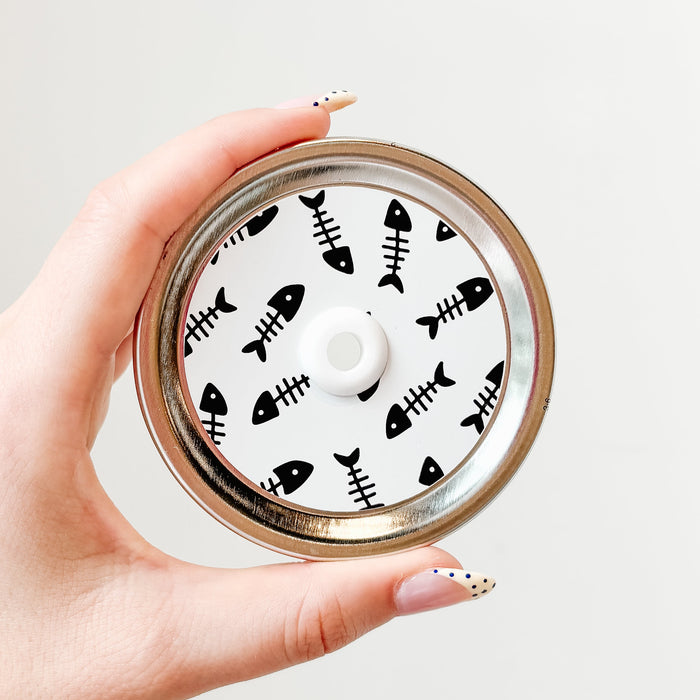 Wishes for Fishes Mason Jar Straw Lid