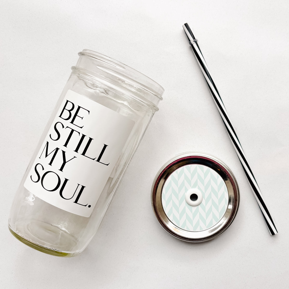 Be Still My Soul Mason Jar Tumbler