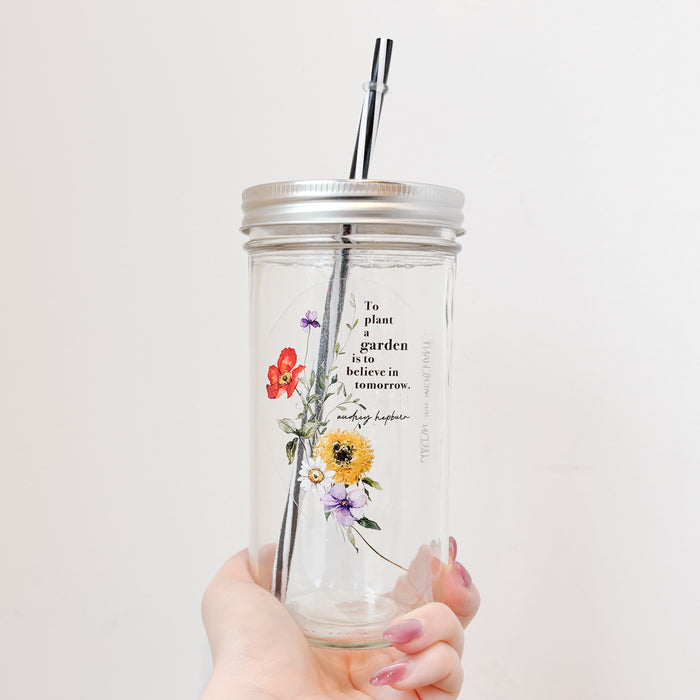 To Plant A Garden... Mason Jar Tumbler
