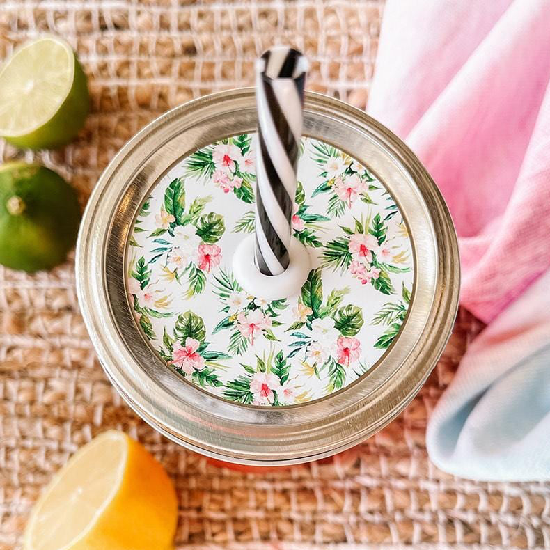 Boujee Boquets Mason Jar Straw Lid