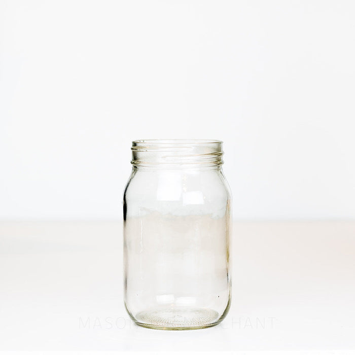 Dominion Vintage Regular Mouth Pint Mason Jar {Totally Unmarked - Bottom Reads 6209}