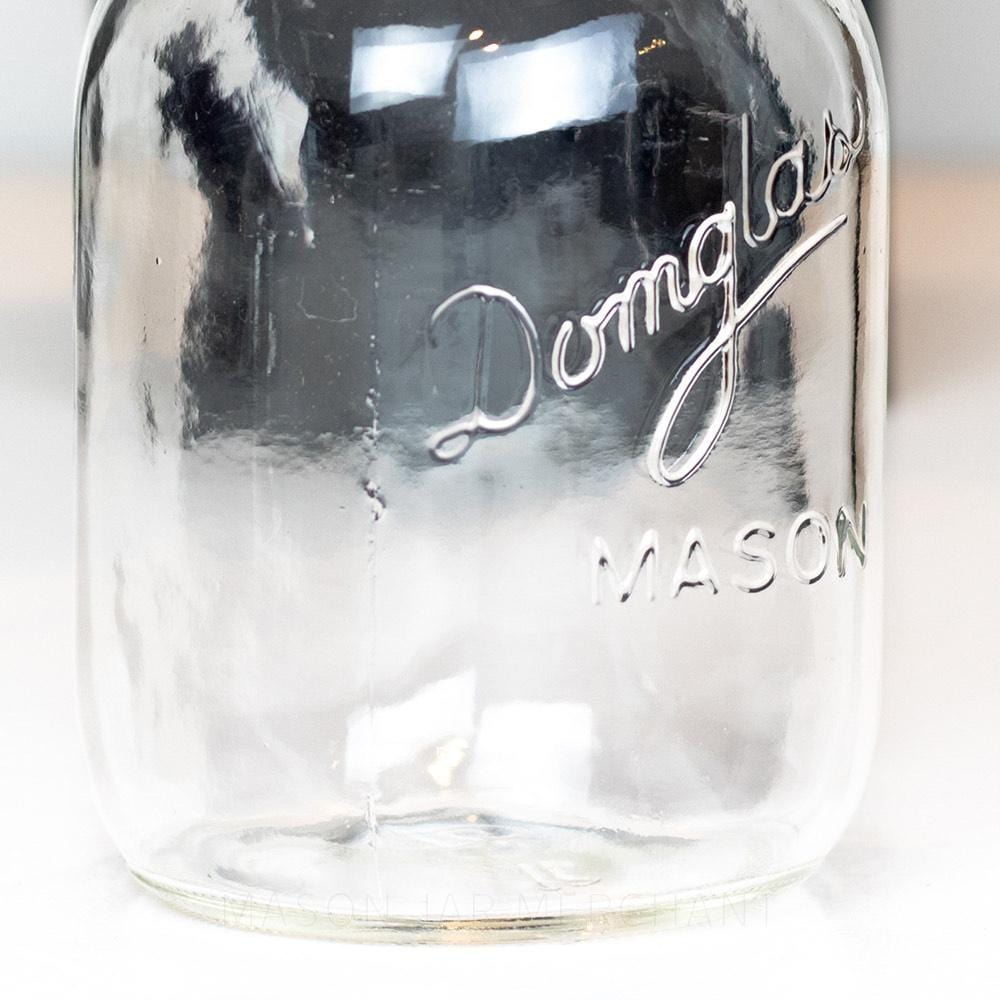 Domglas Vintage Regular Mouth Pint 1970s Mason Jar