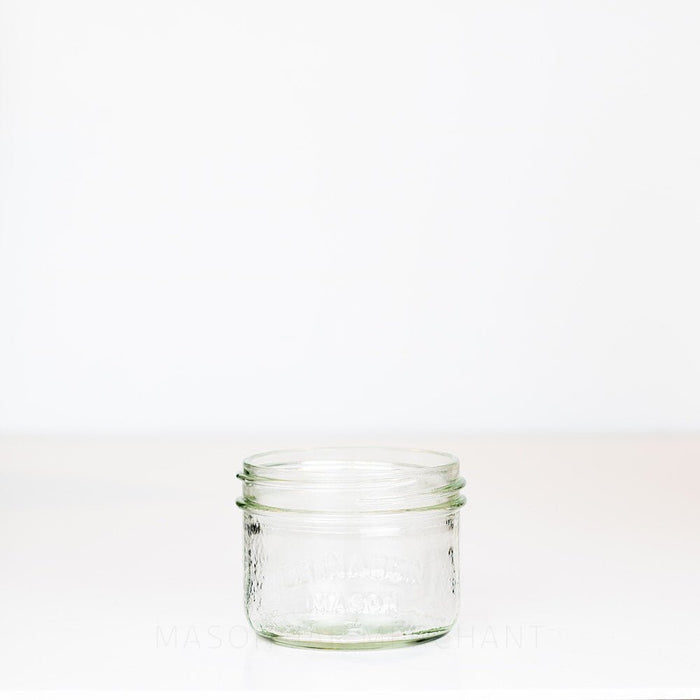 Bernardin Arched Logo Wide Mouth Half Pint Mason Jar