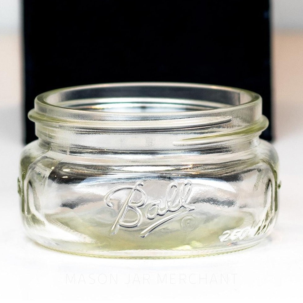 Ball Super Short Wide Mouth Half Pint Mason Jar