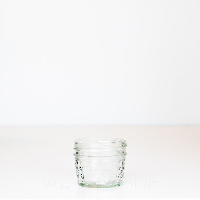 Ball Quilted Regular Mouth Quarter Pint Mason Jar