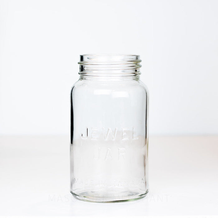 Jewel Jar Super Rare, Incredibly Heavy Early 1900s Gem Mouth Quart