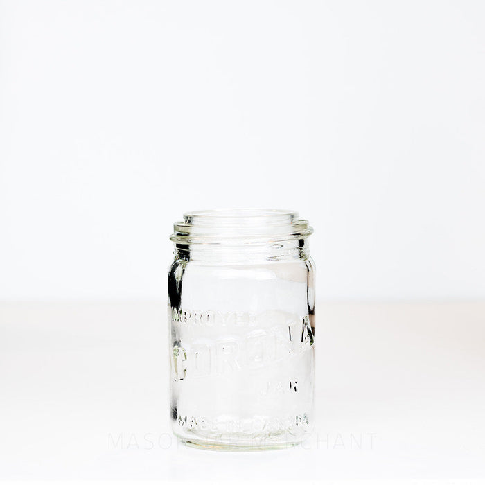 Improved Corona Jar “Made In Canada” Gem Tall Pint