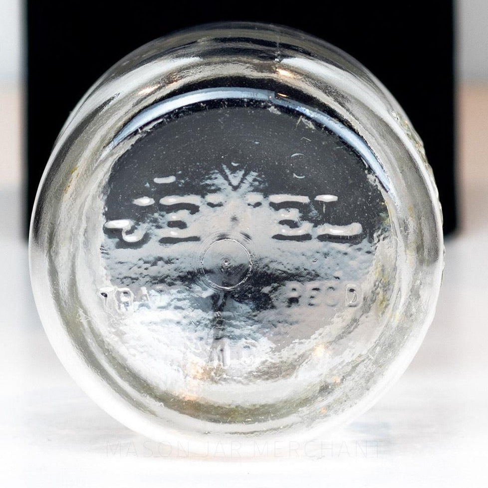 Canadian Jewel Vintage “Made in Canada” Gem Mouth Short Pint Mason Jar