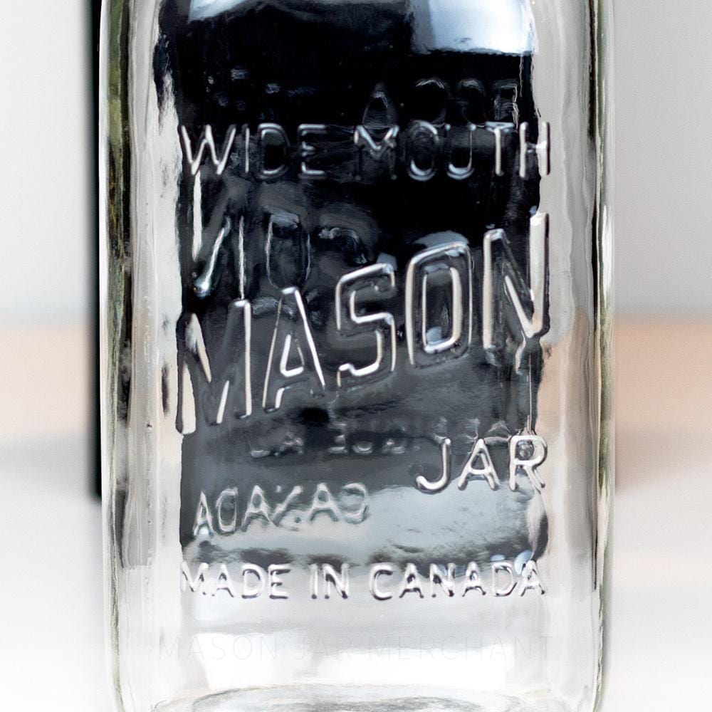 Canadian Mason 1960s Wide Mouth Quart Mason Jar