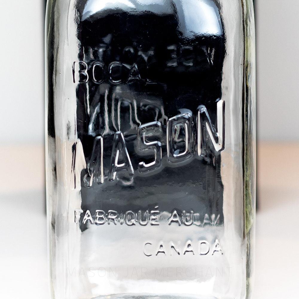Canadian Mason 1960s Wide Mouth Quart Mason Jar