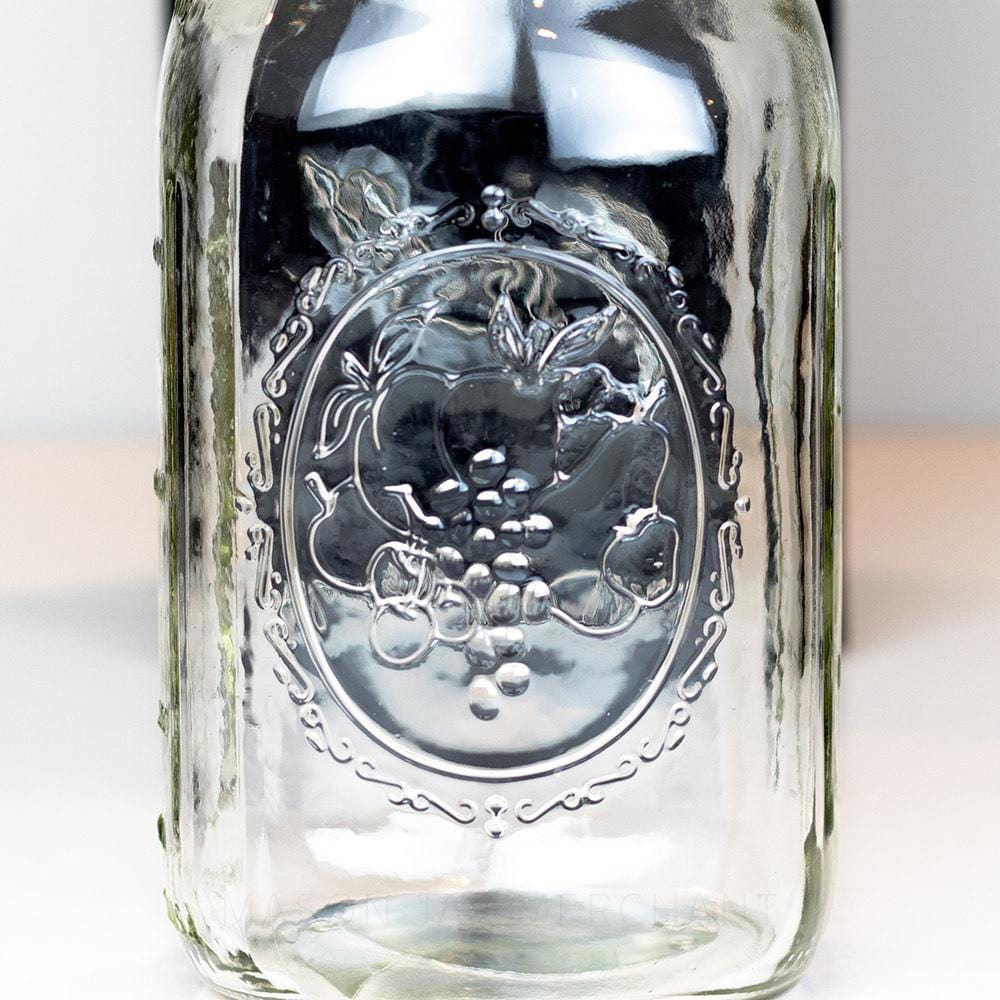 Ball Wide Mouth Quart Mason Jar with Side Measurements - 6.5 inch
