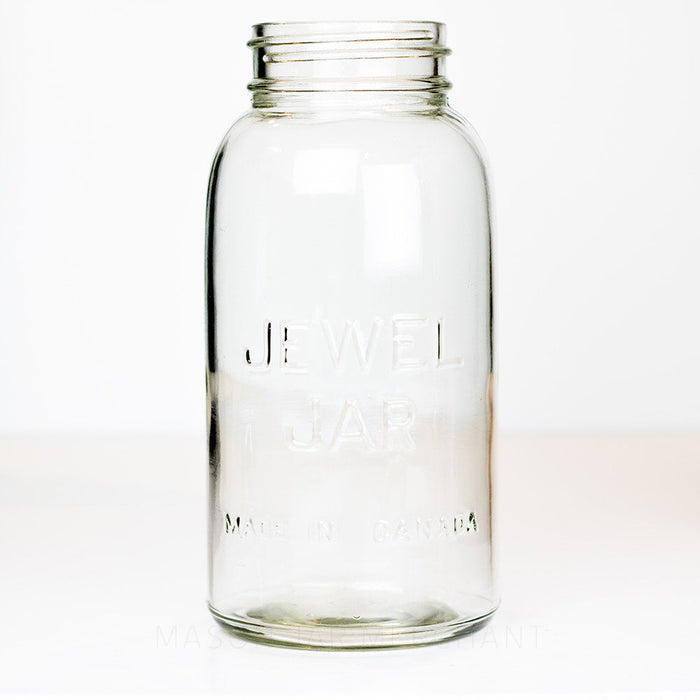 Jewel Jar Super Rare, early 1900s Gem Mouth Half Gallon