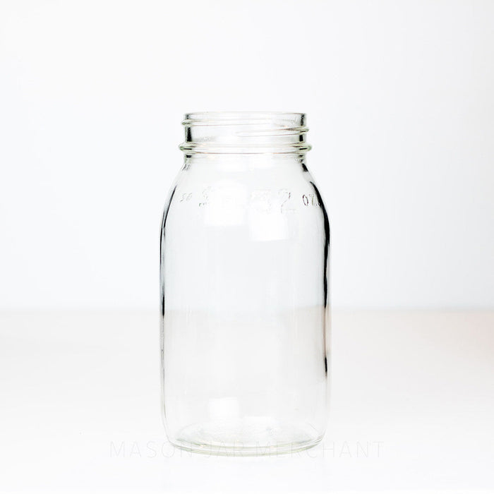 Dominion Vintage Quart Mason Jar - Reads “Fl. 32 Oz.”