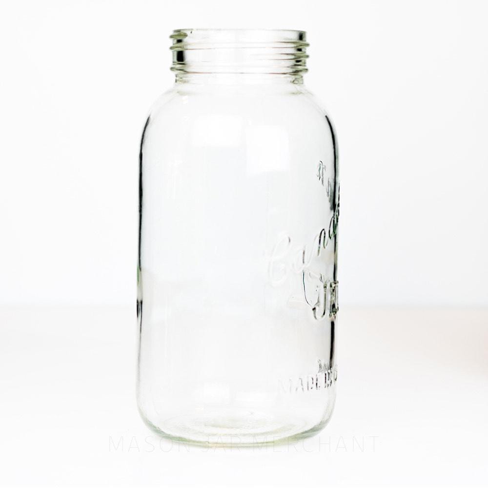 Canadian Jewel Incredible Early 1900s Vintage Half Gallon Mason Jar