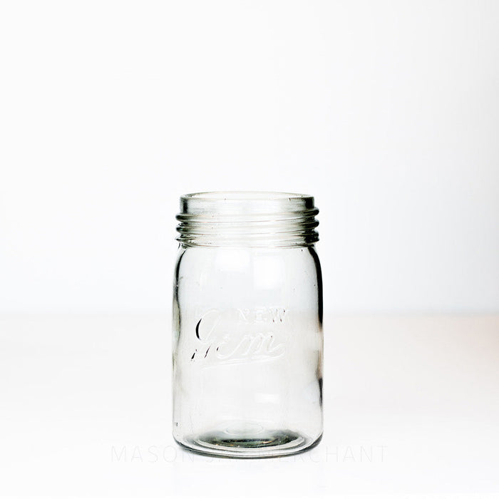 New Gem - Early 1900s Gem Mouth Pint Mason Jar