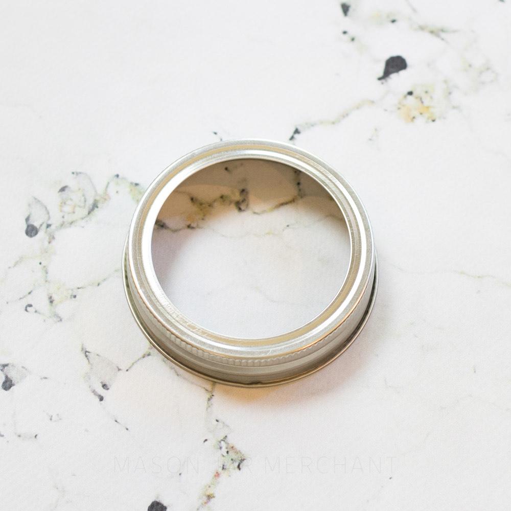 Silver Bernardin Regular Mouth Canning Lids & Rings