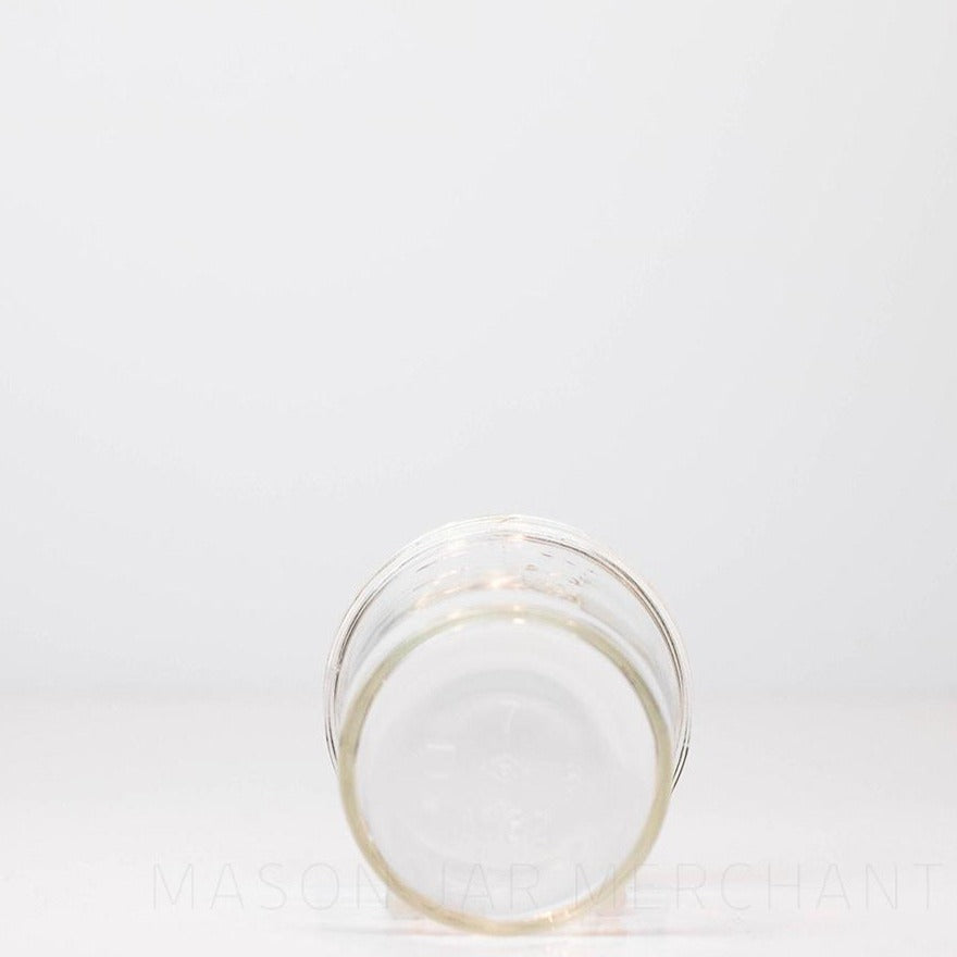 Dominion Vintage Unbranded Wide Mouth Half Pint Mason Jar - with Measurement Markings