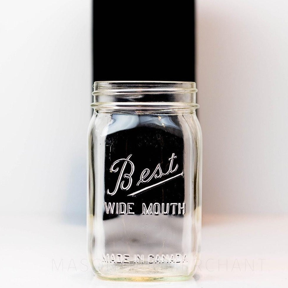 Best “Wide Mouth” Square Quart Mason Jar