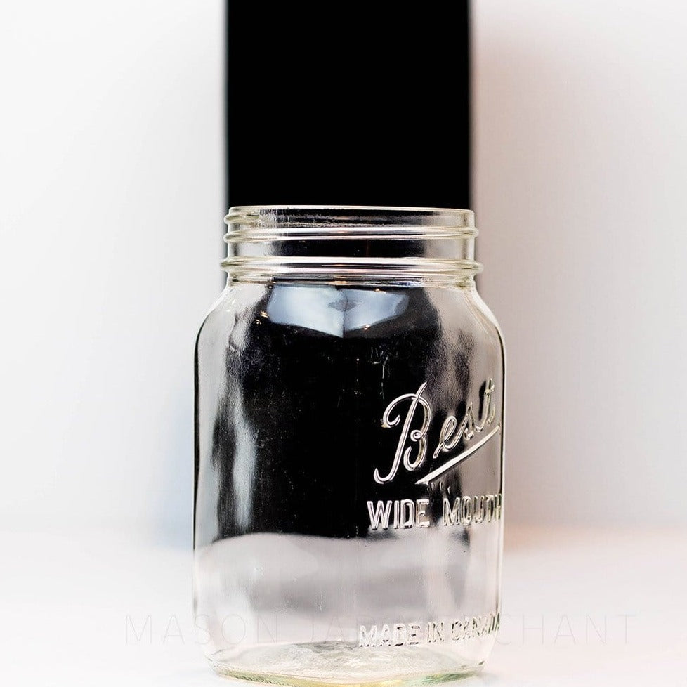 Best “Wide Mouth” Square Quart Mason Jar