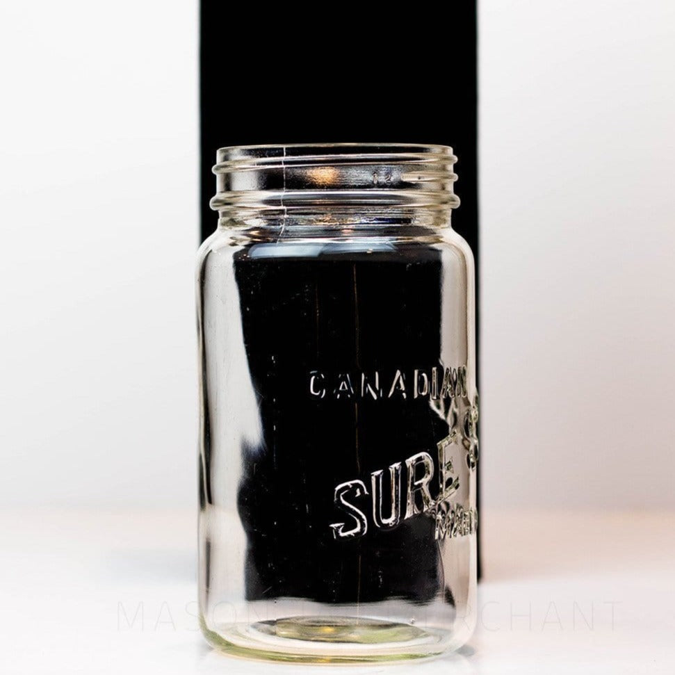 Sure Seal 1930s Wide Mouth Quart Mason Jar