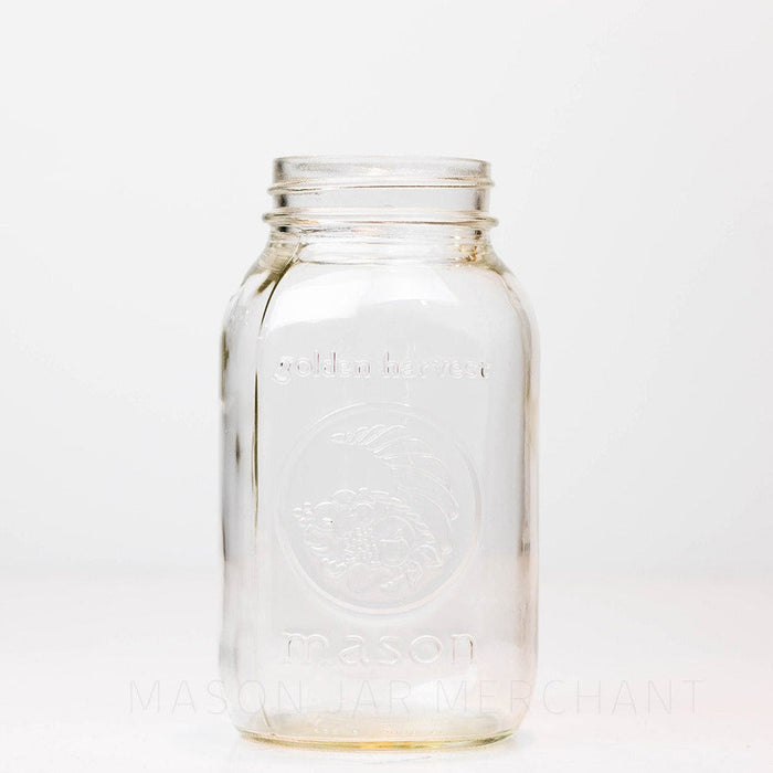 Golden Harvest Harvest Mason Regular Mouth Quart Mason Jar