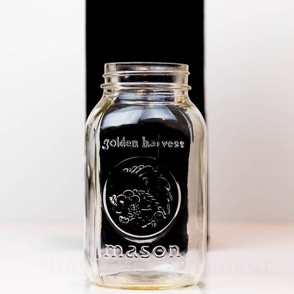 Golden Harvest Harvest Mason Regular Mouth Quart Mason Jar