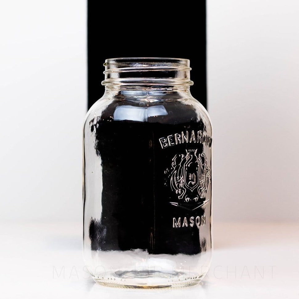 Bernardin Shield Wide Mouth Half Gallon Mason Jar
