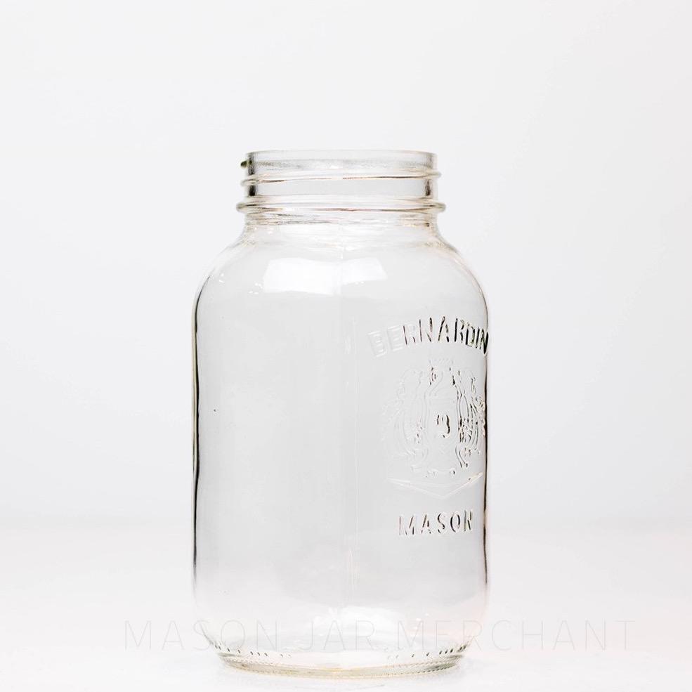Bernardin Shield Wide Mouth 1.5 Quart Mason Jar