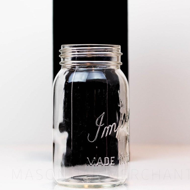 Improved Gem Quart Style #4 Mason Jar
