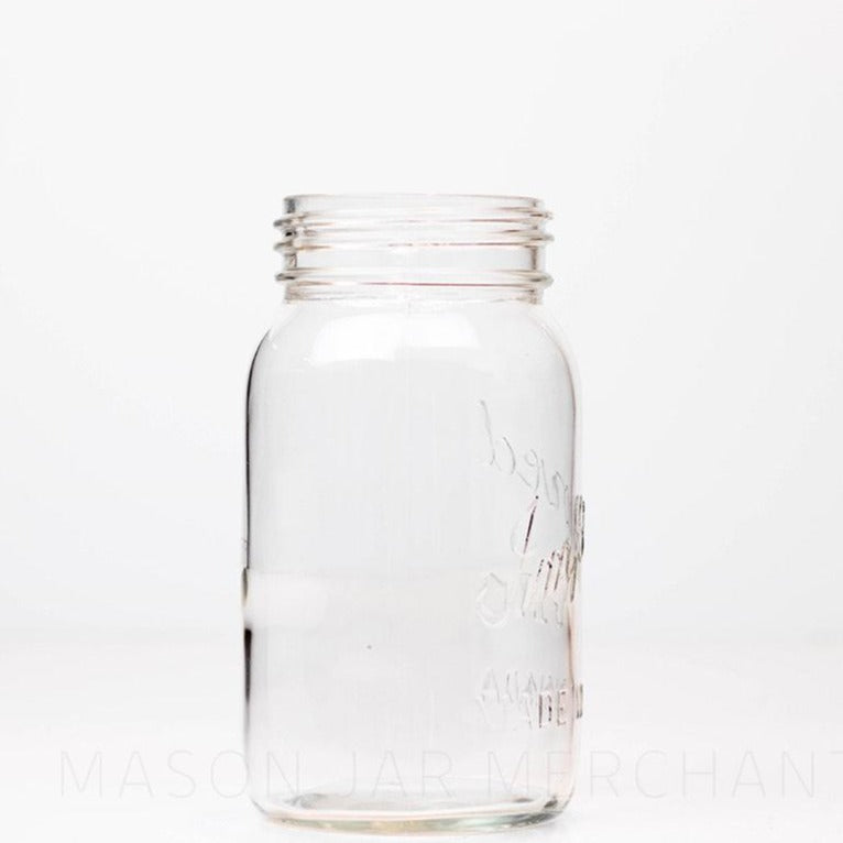 Improved Gem Quart Style #4 Mason Jar