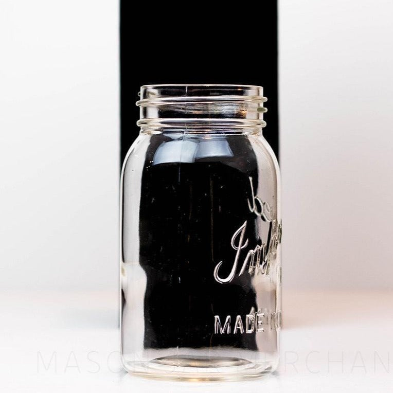Improved Gem Vintage 1930s Gem Mouth Quart Mason Jar
