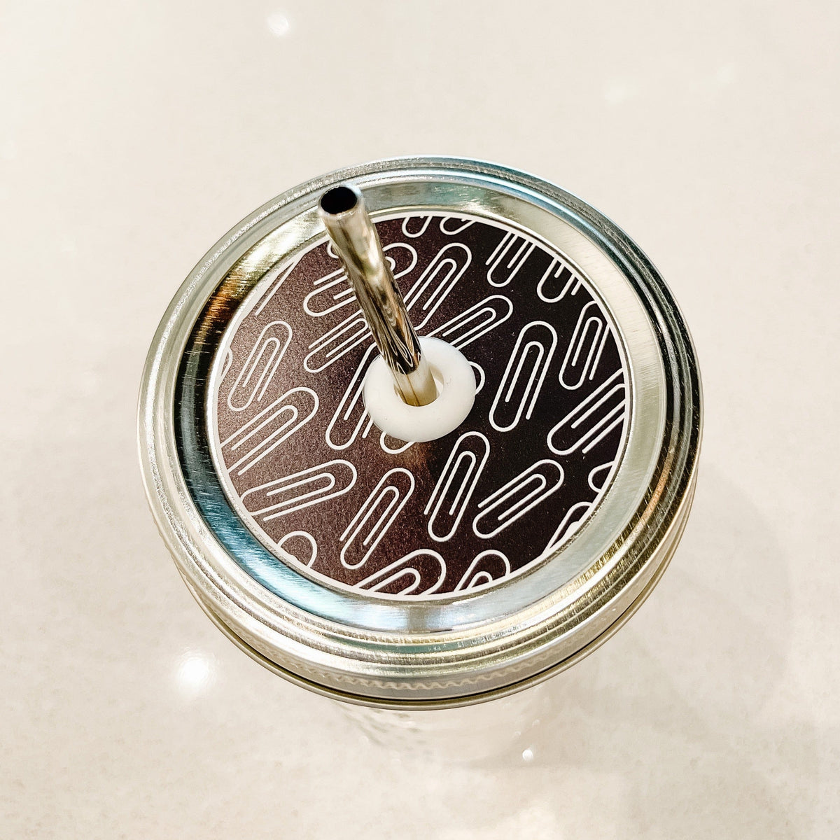 Linked Up Mason Jar Straw Lid