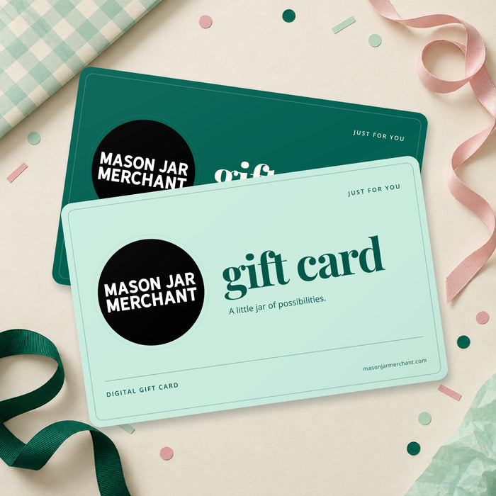 Mason Jar Merchant Gift Card