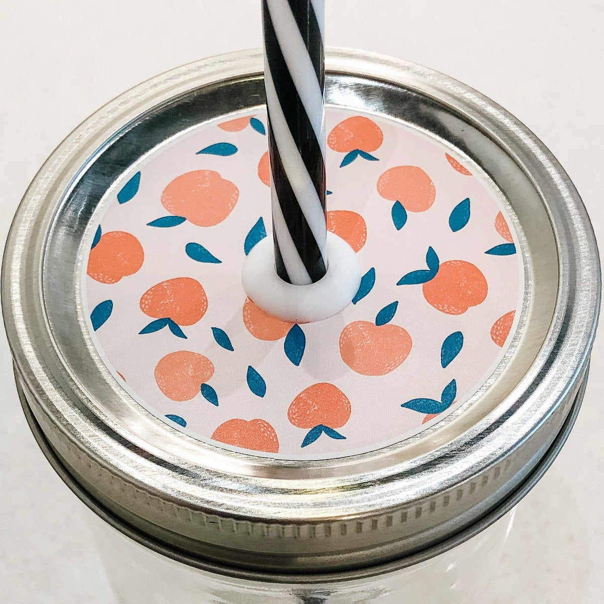Palisade Peach Passion Peach Mason Jar Straw Lid